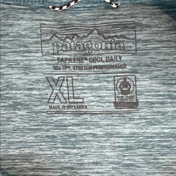 Patagonia Men's Ocean Blue Tee - Picture 3 of 4